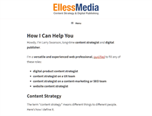 Tablet Screenshot of ellessmedia.com